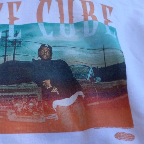 Ice Cube Hoodie "It was a Good Day" Graphic Vintage White Gildan (Sm/P) - Picture 9 of 13